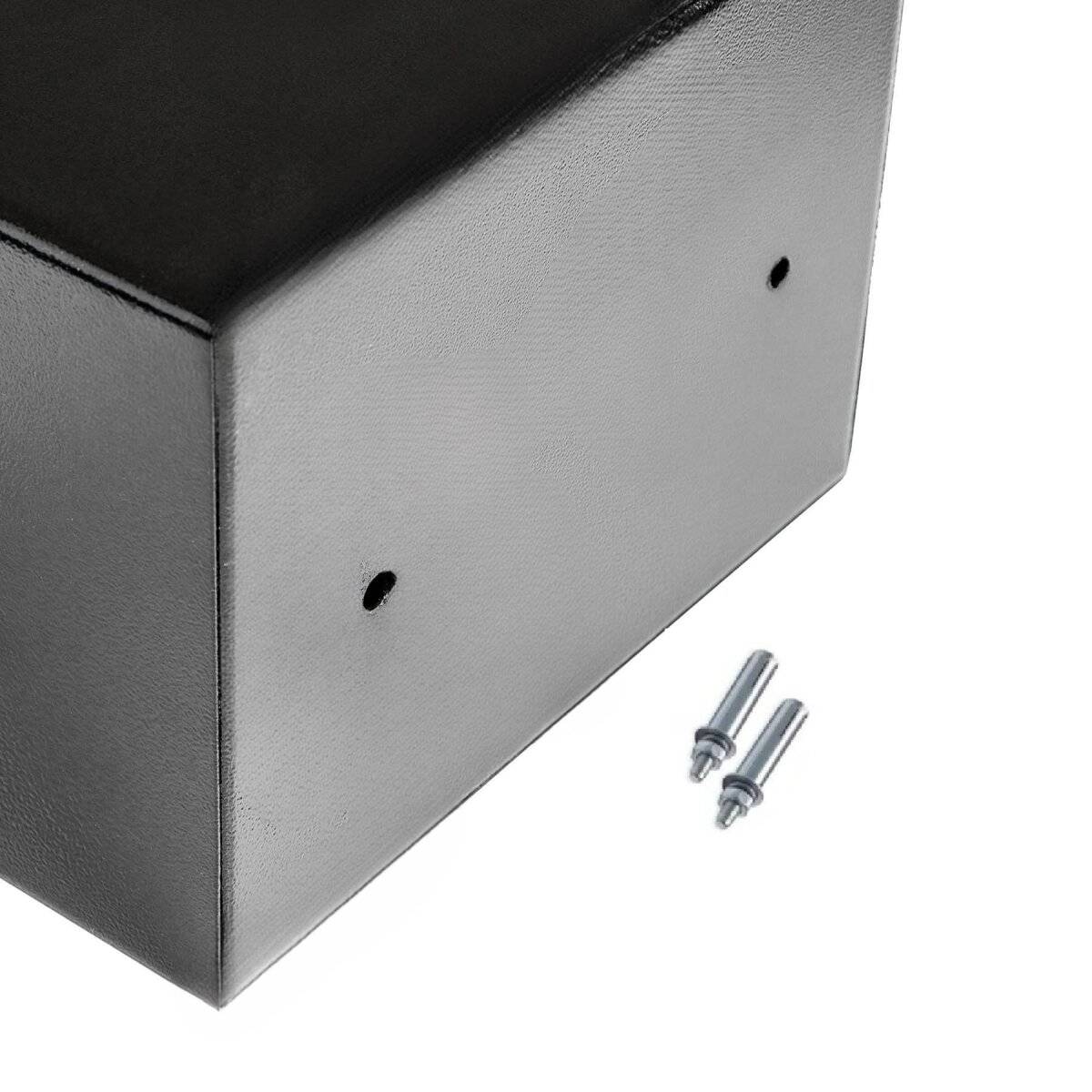 Tresor mit elektronischem Zahlenschloss & Notschlüssel - 4,6 L, 30 x 17 x 17 cm