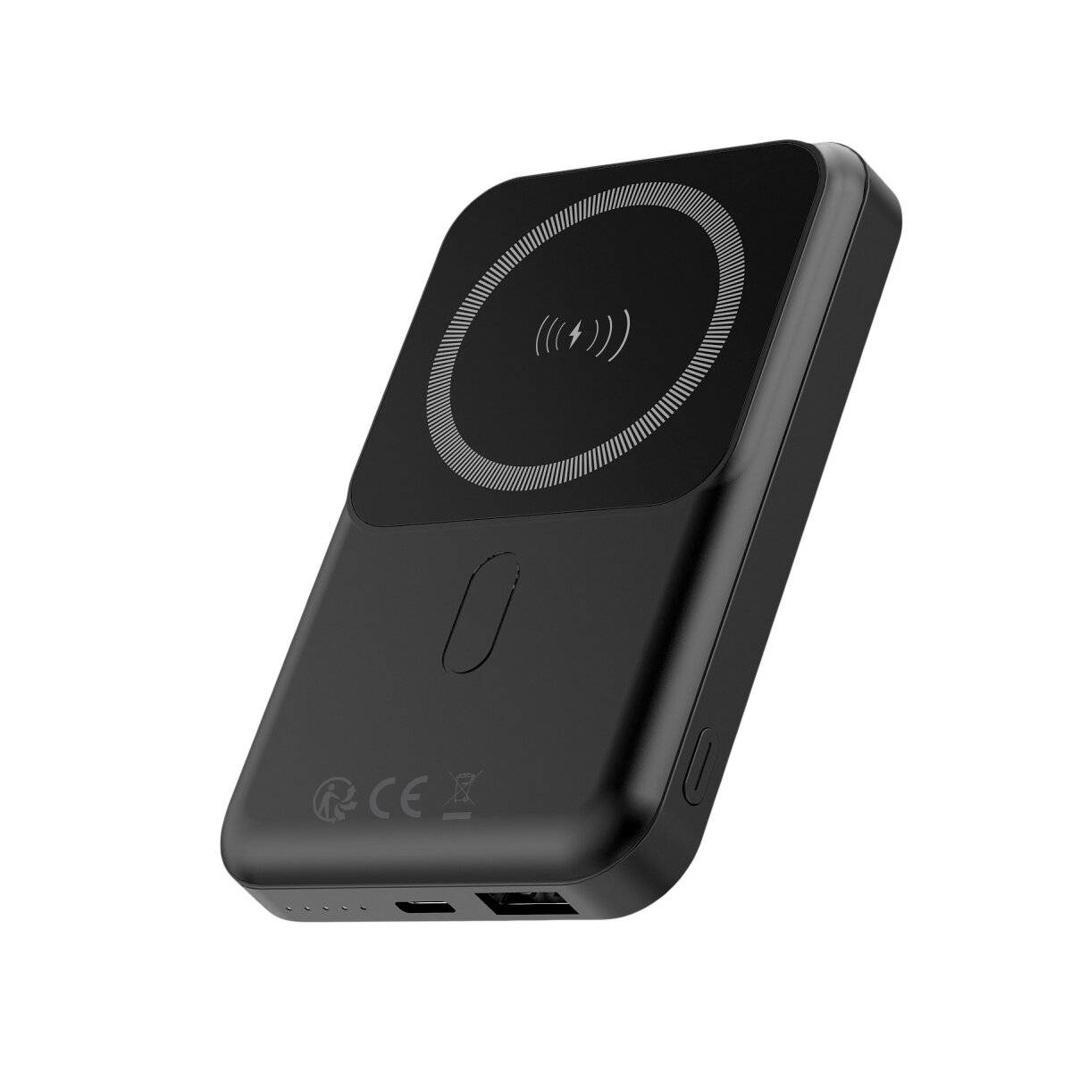 Forever Wireless Powerbank MATB-100 10000 mAh MagSafe PD QC 22,5W Schwarz