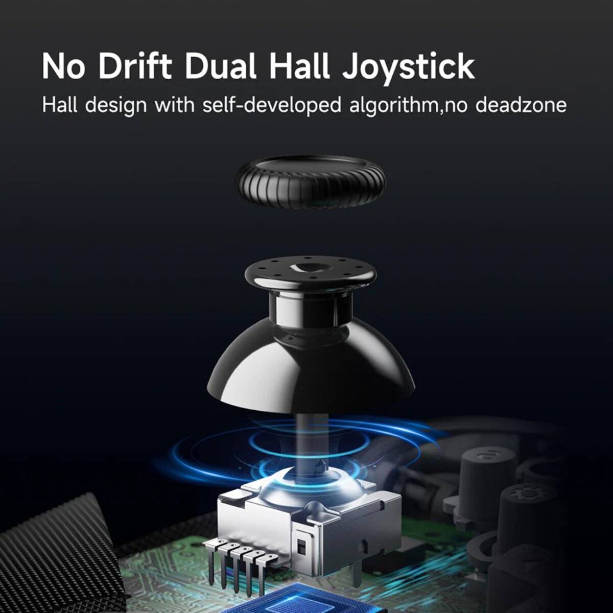 EasySMX X10 PC Controller mit Hall Triggers und Joysticks, Bluetooth Wireless Grau