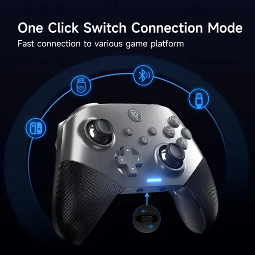 EasySMX X10 PC Controller mit Hall Triggers und Joysticks, Bluetooth Wireless Grau EasySMX X10 PC Controller mit Hall Triggers und Joysticks, Bluetooth Wireless Grau