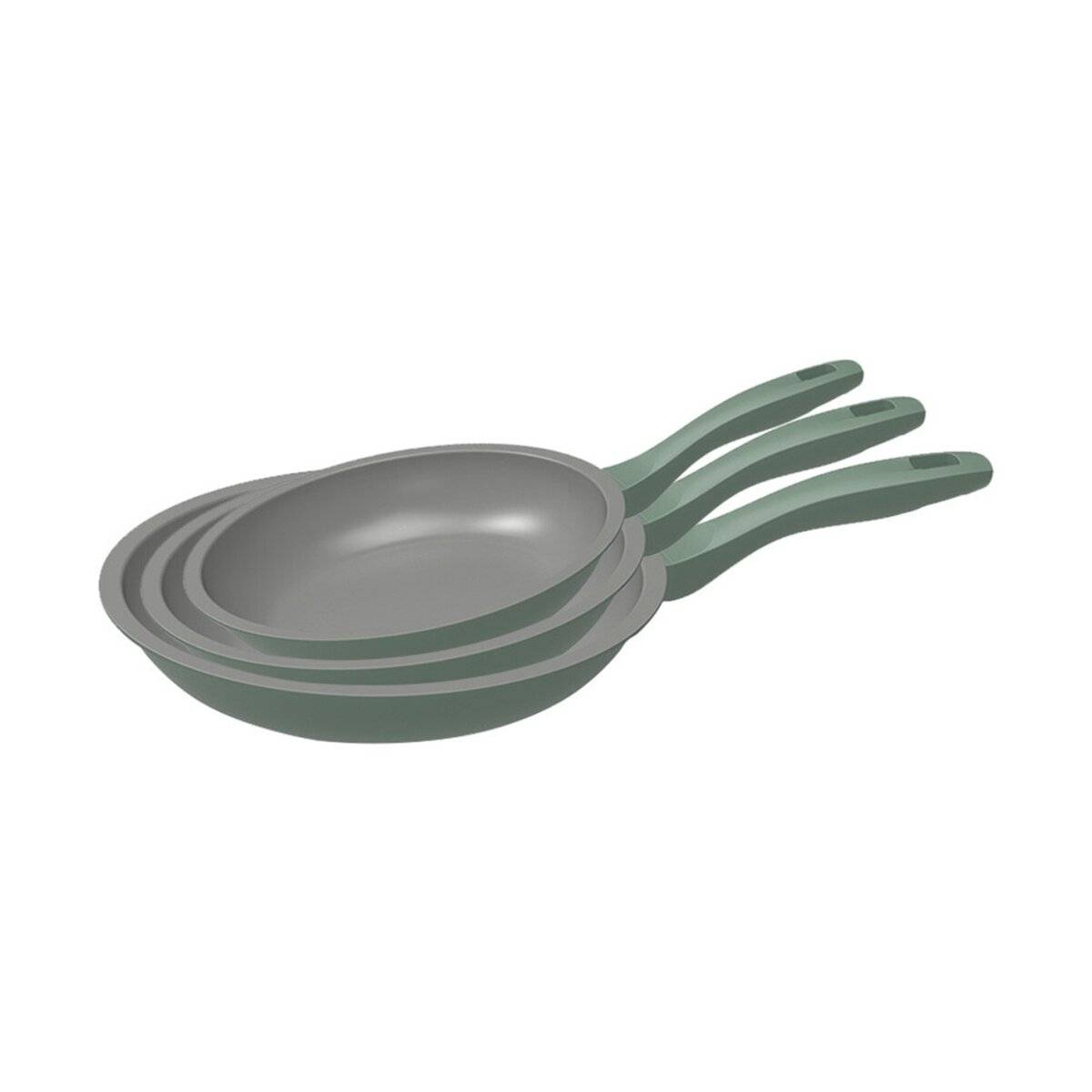 Michelino Alythia Bratpfannen-Set - ø20 cm, ø24 cm, ø28 cm, Induktionsgeeignet