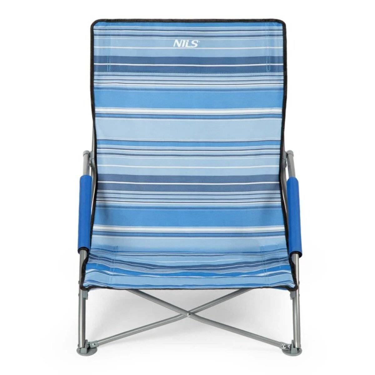 NILS CAMP NC3035 Campingstuhl – klappbarer Outdoor Stuhl mit Tragetasche Blau