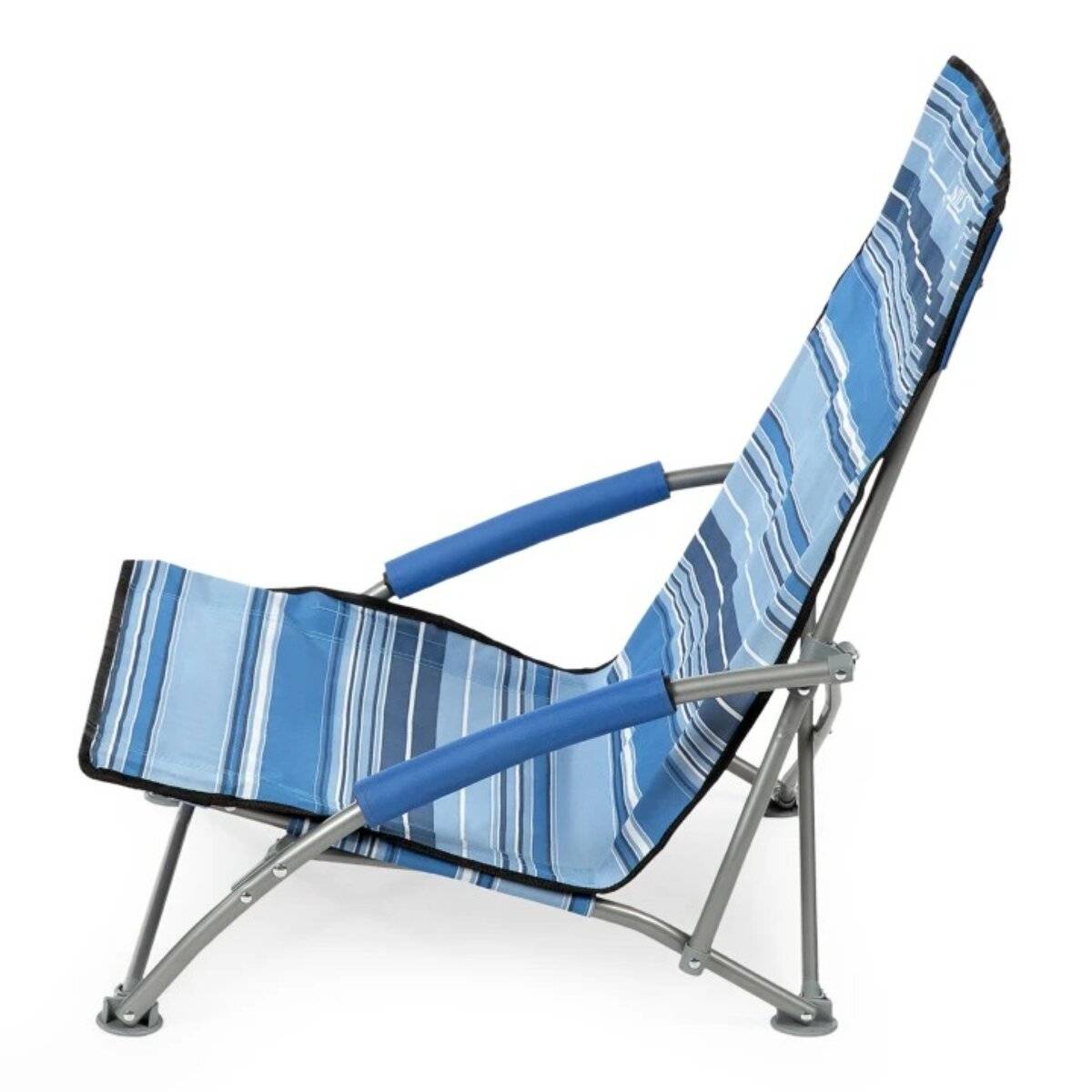 NILS CAMP NC3035 Campingstuhl – klappbarer Outdoor Stuhl mit Tragetasche Blau