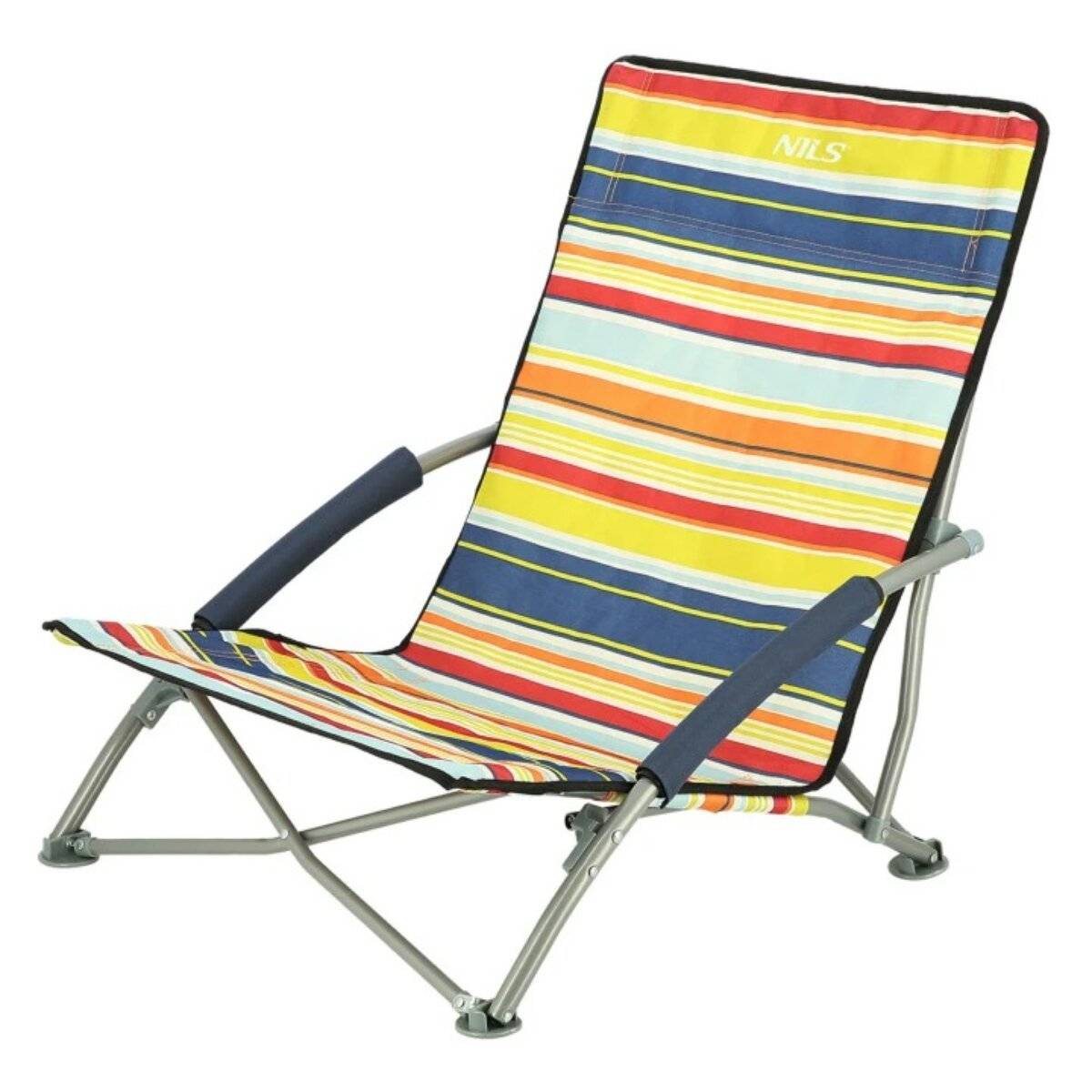 NILS CAMP NC3035 Campingstuhl – klappbarer Outdoor Stuhl mit Tragetasche Mehrfarbig