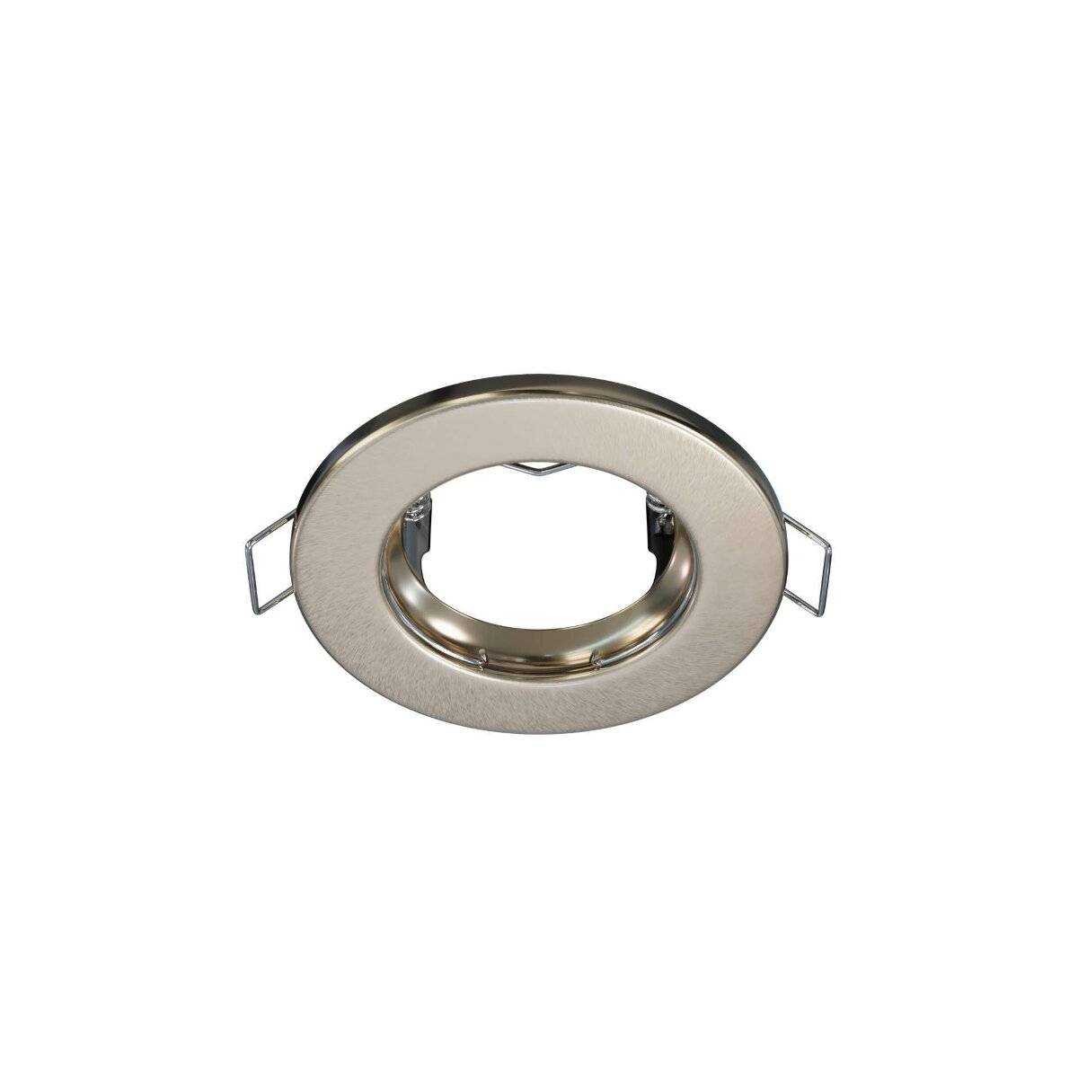 LED Labs SARA Einbaurahmen für GU10 Deckenleuchte IP20 Rund Ø 55 mm Bohrloch Seidenmatt verchromt