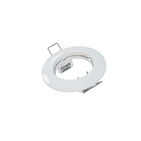 LED Labs ROKA Einbaurahmen für GU10 Deckenleuchte IP20 Rund Ø 60 mm Bohrloch Weiß LED Labs ROKA Einbaurahmen für GU10 Deckenleuchte IP20 Rund Ø 60 mm Bohrloch Weiß