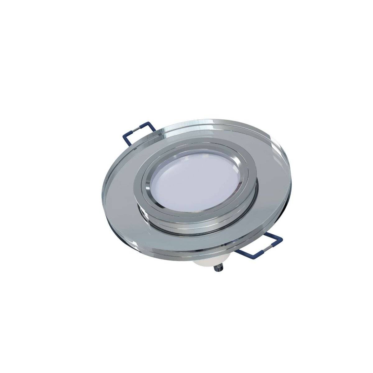 LED Labs ROVO Einbaurahmen für GU10 Deckenleuchte IP20 Rund Ø 60 mm Bohrloch Weiß