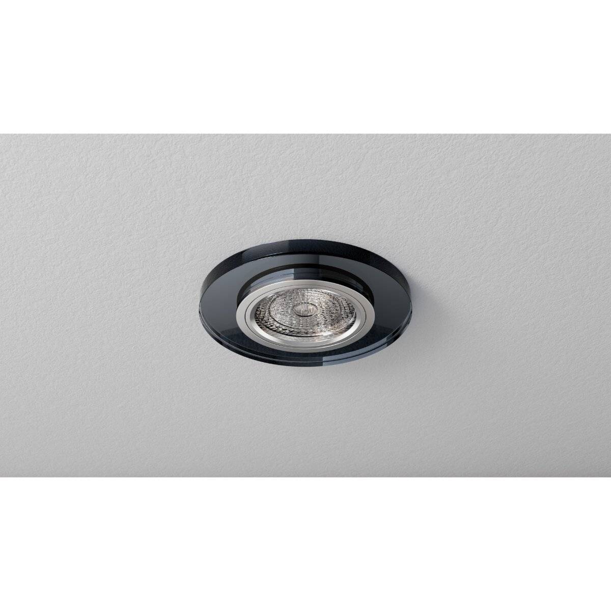LED Labs ROVO Einbaurahmen für GU10 Deckenleuchte IP20 Rund Ø 60 mm Bohrloch Schwarz