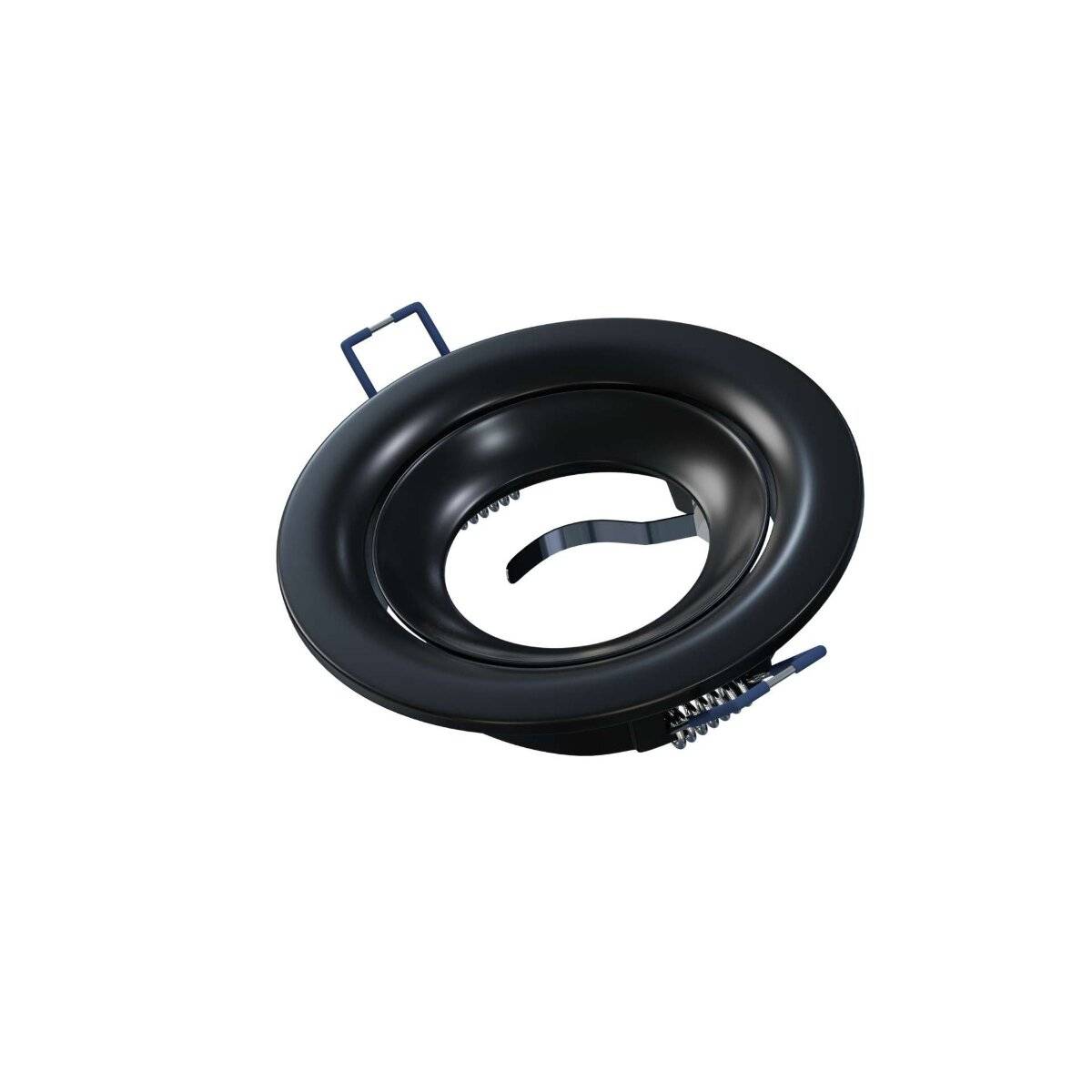 LED Labs LUCA Einbaurahmen für GU10 Deckenleuchte IP20 Rund Ø 65 mm Bohrloch Schwarz