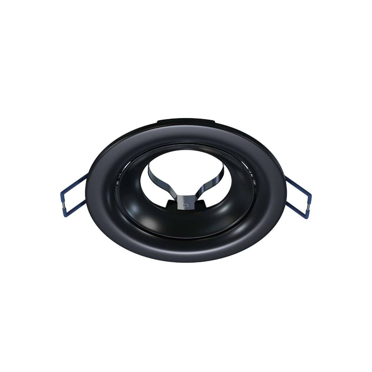 LED Labs LUCA Einbaurahmen für GU10 Deckenleuchte IP20 Rund Ø 65 mm Bohrloch Schwarz