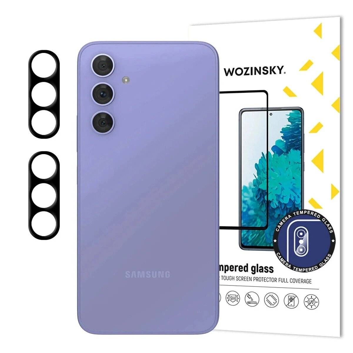 Wozinsky Vollkameraglas 2er-Set kompatibel mit Samsung Galaxy A17 5G