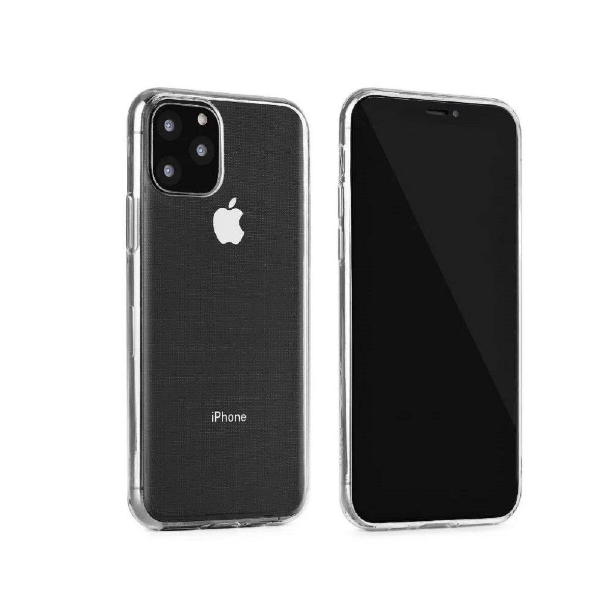 Transparente Silikonhülle ultradünnes Softcase Schutzhülle Bumper Handyhülle kompatibel mit iPhone 17 Transparent
