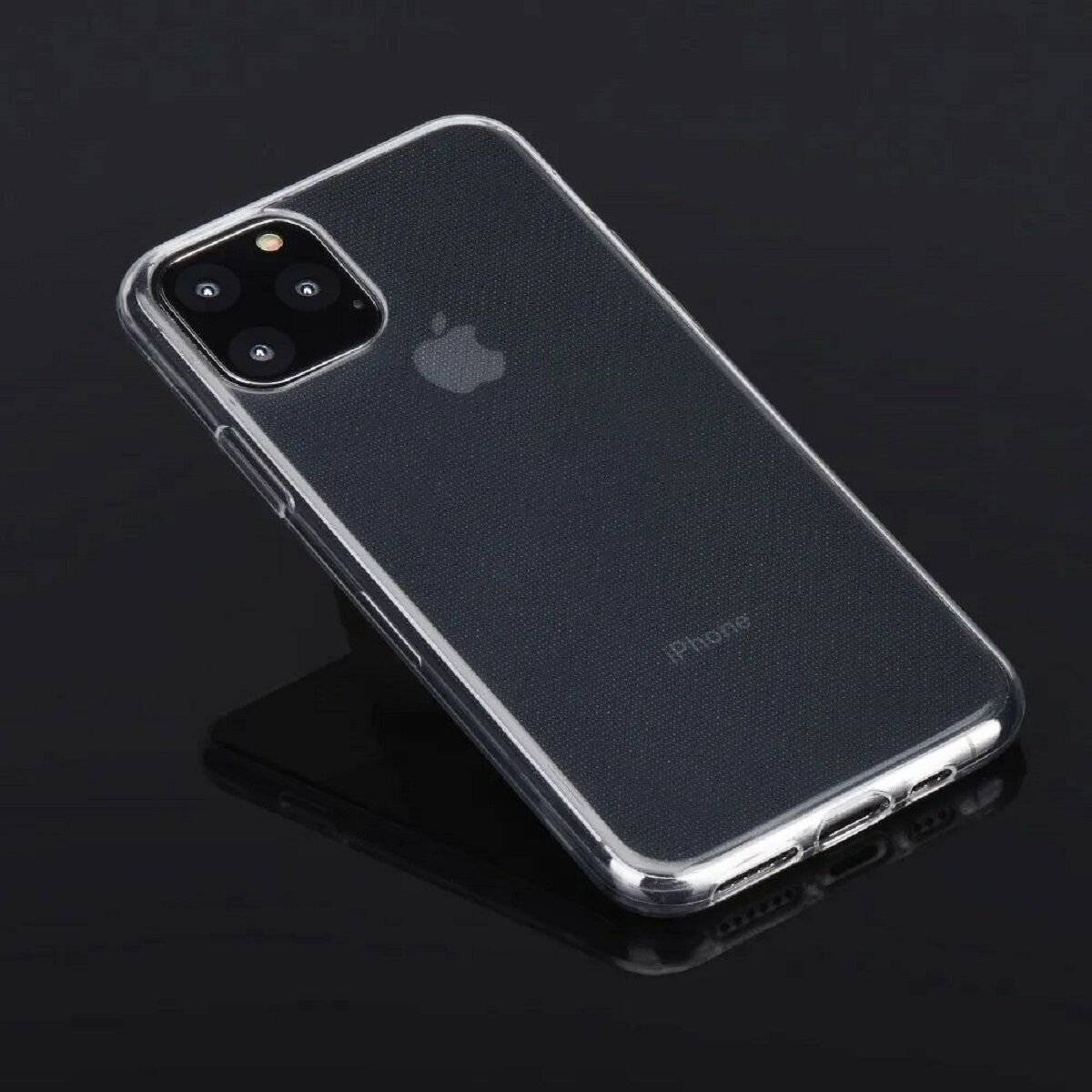 Transparente Silikonhülle ultradünnes Softcase Schutzhülle Bumper Handyhülle kompatibel mit iPhone 17 Pro Max Transparent