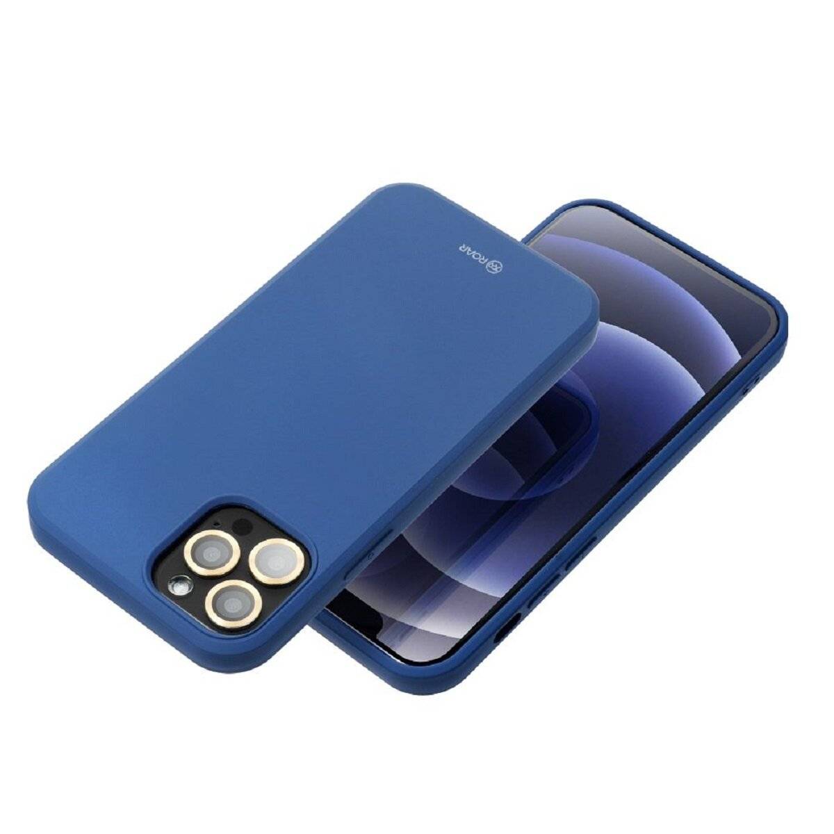 Schutzhülle aus mattem Silikon Handyhülle Bumper kompatibel mit Samsung Galaxy A17 5G Blau