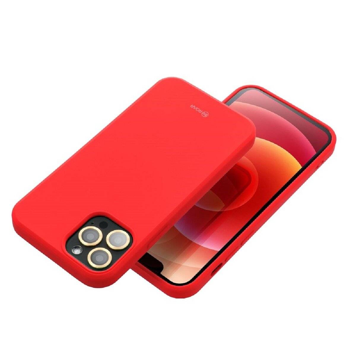 Schutzhülle aus mattem Silikon Handyhülle Bumper kompatibel mit Samsung Galaxy A17 5G Rot