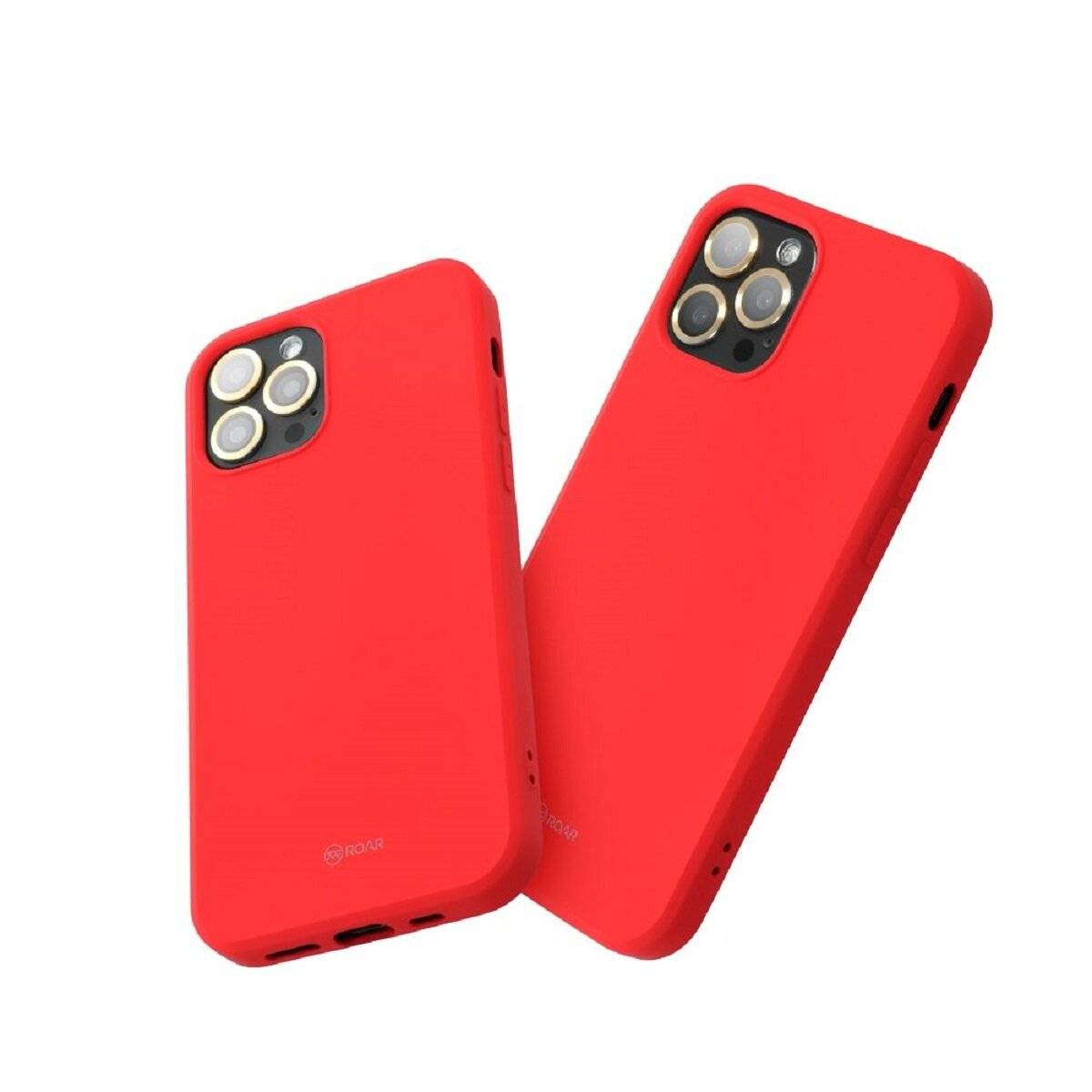 Schutzhülle aus mattem Silikon Handyhülle Bumper kompatibel mit Samsung Galaxy A17 5G Rot