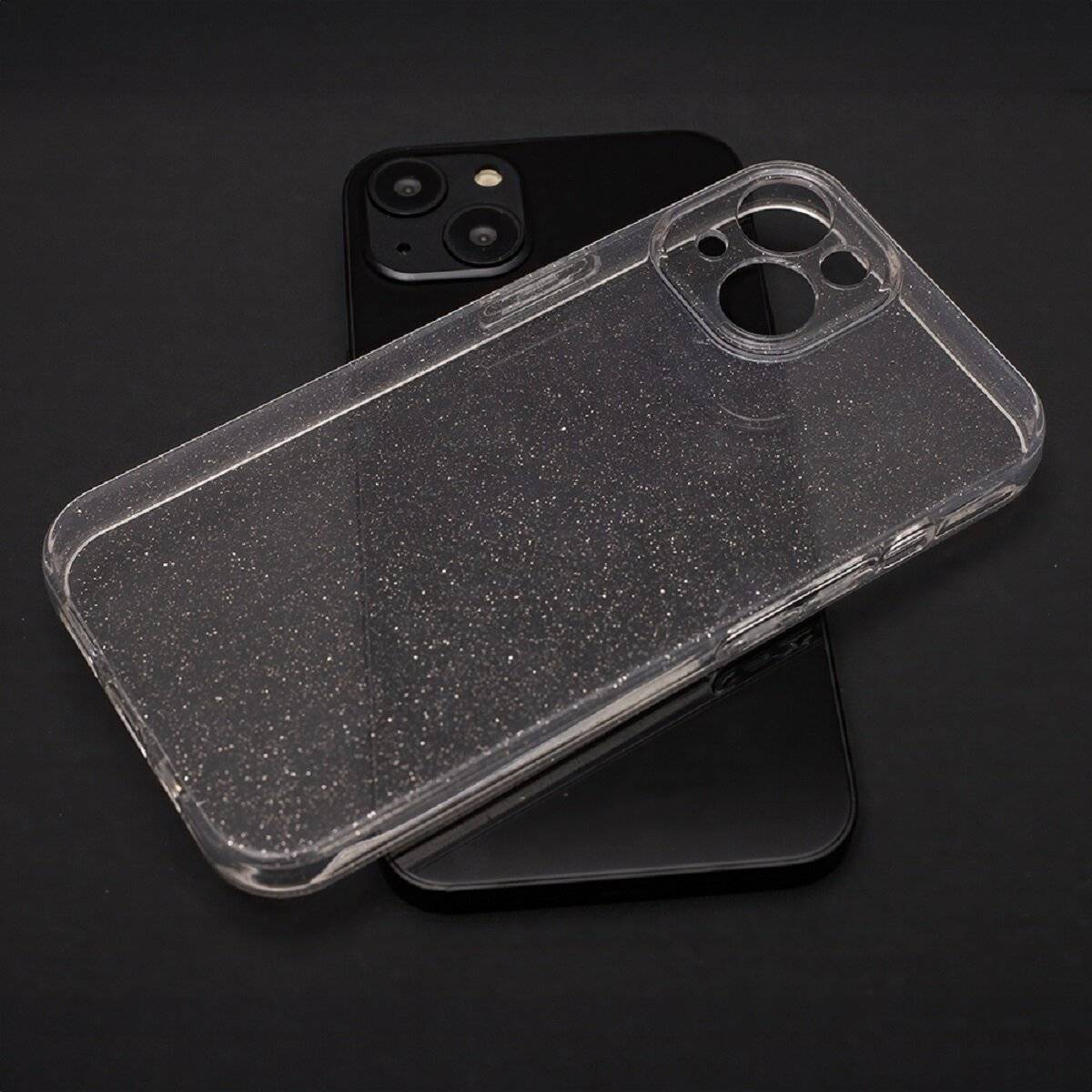 Shine Cover – transparente Glitzer-Schutzhülle aus flexiblem TPU kompatibel mit Samsung Galaxy A17 5G