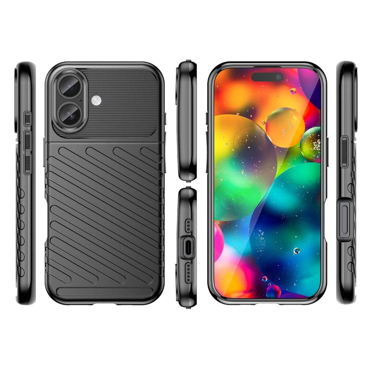 Thunder Case Schutzhülle Bumper schlankes Design kompatibel mit iPhone 17