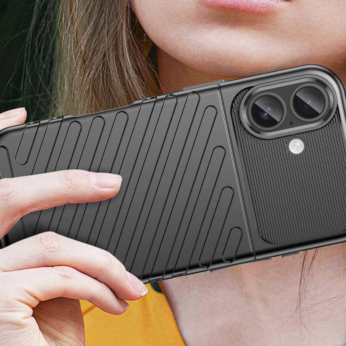Thunder Case Schutzhülle Bumper schlankes Design kompatibel mit iPhone 17