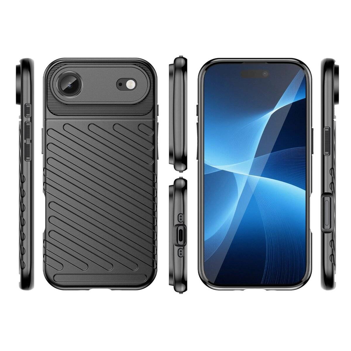 Thunder Case Schutzhülle Bumper schlankes Design kompatibel mit iPhone 17 Air