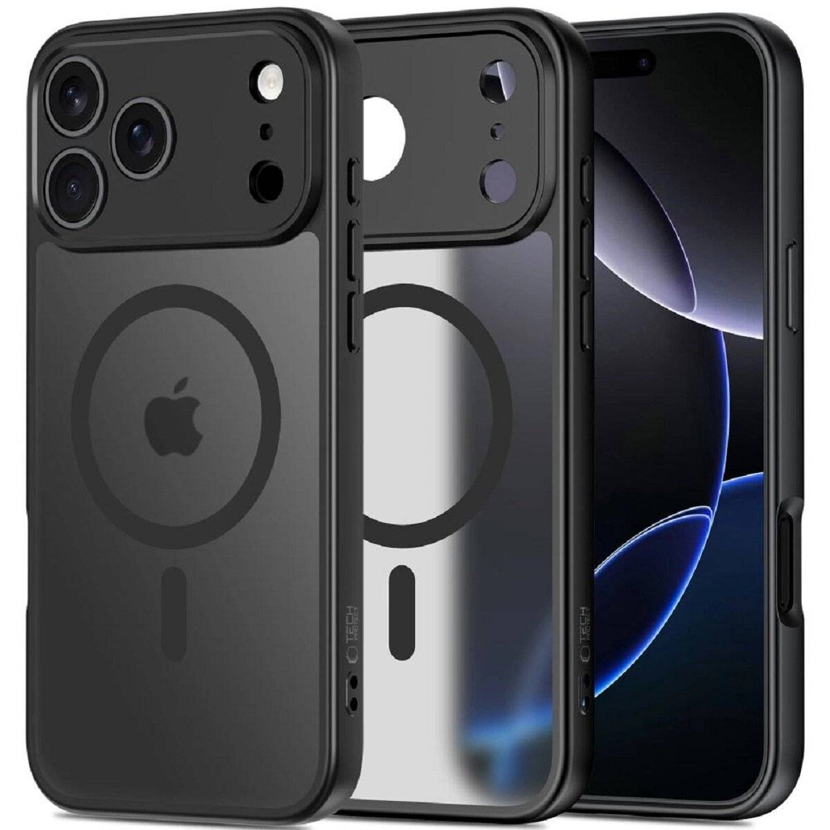 Tech-Protect BasicMag Schutzhülle mit Magnetring Bumper kompatibel mit iPhone 17 Pro