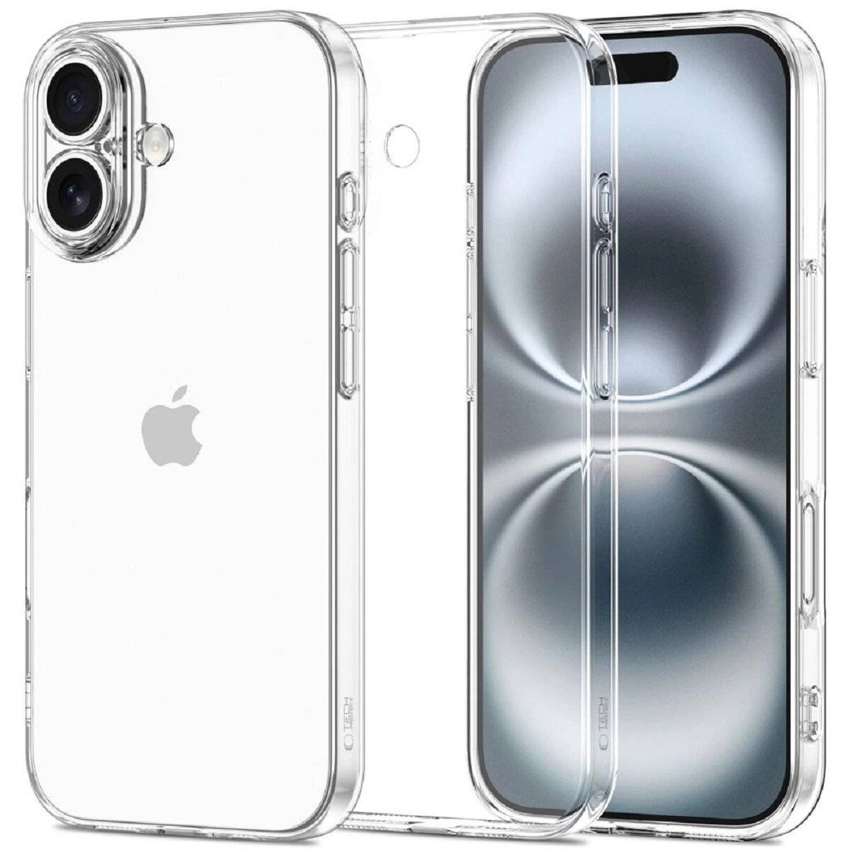 Tech-Protect FlexAir Handy Schutzhülle Handyhülle Bumper kompatibel mit iPhone 17 Transparent