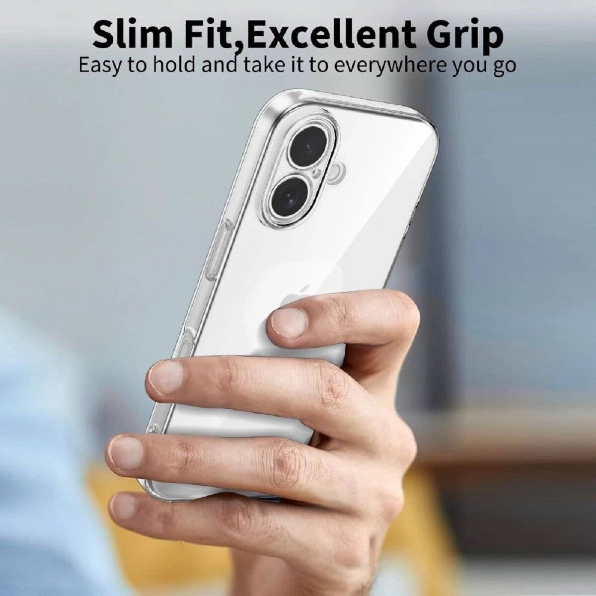 Tech-Protect FlexAir Handy Schutzhülle Handyhülle Bumper kompatibel mit iPhone 17 Transparent