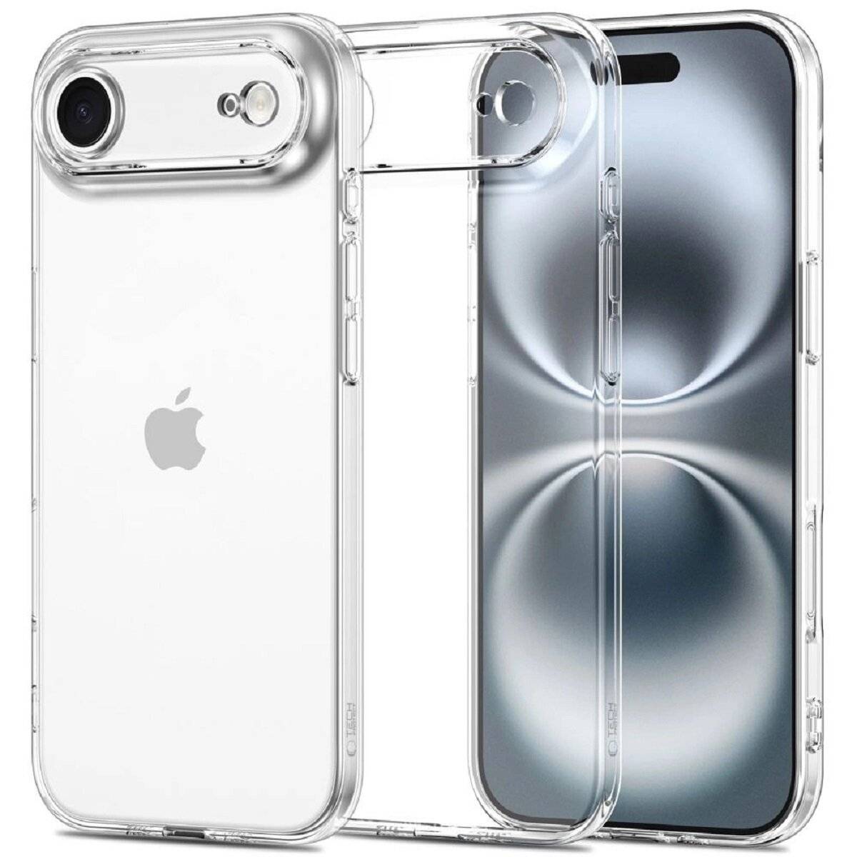 Tech-Protect FlexAir Handy Schutzhülle Handyhülle Bumper kompatibel mit iPhone 17 Air Transparent