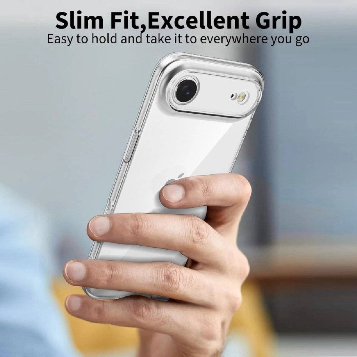 Tech-Protect FlexAir Handy Schutzhülle Handyhülle Bumper kompatibel mit iPhone 17 Air Transparent