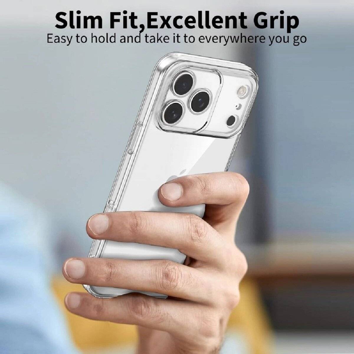 Tech-Protect FlexAir Handy Schutzhülle Handyhülle Bumper kompatibel mit iPhone 17 Pro Transparent