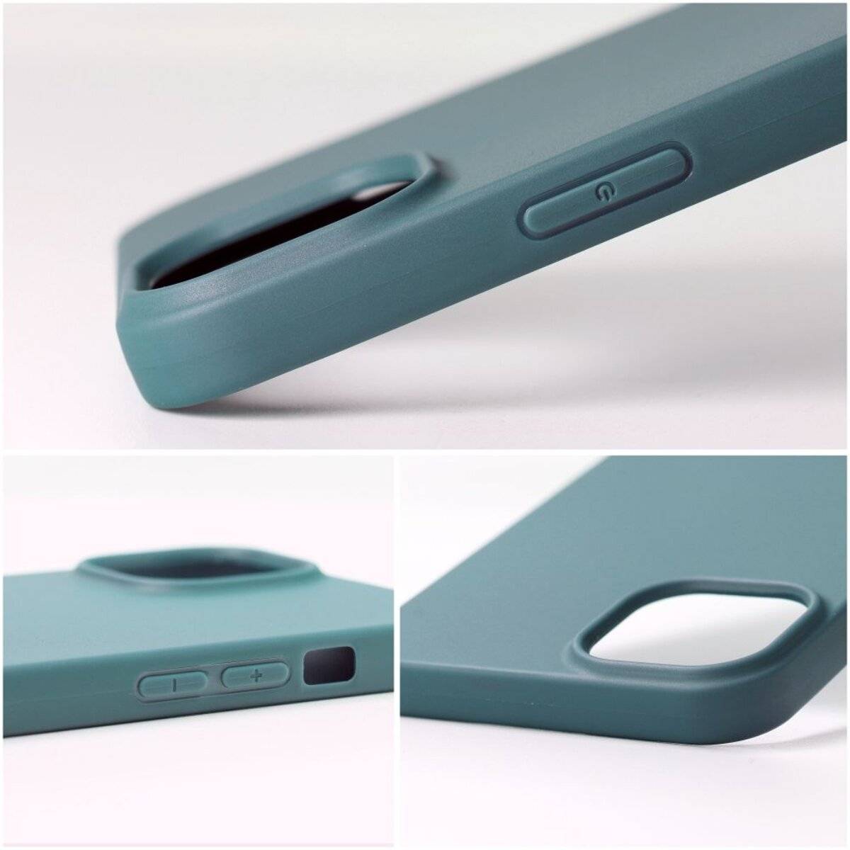 Matt Case – flexible TPU-Schutzhülle Handyhülle Bumper kompatibel mit iPhone 17 Dunkelgrün