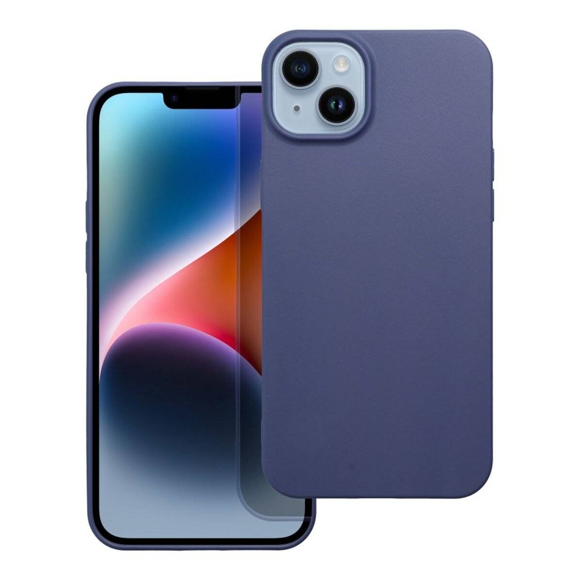 Matt Case – flexible TPU-Schutzhülle Handyhülle Bumper kompatibel mit iPhone 17 Dunkelblau