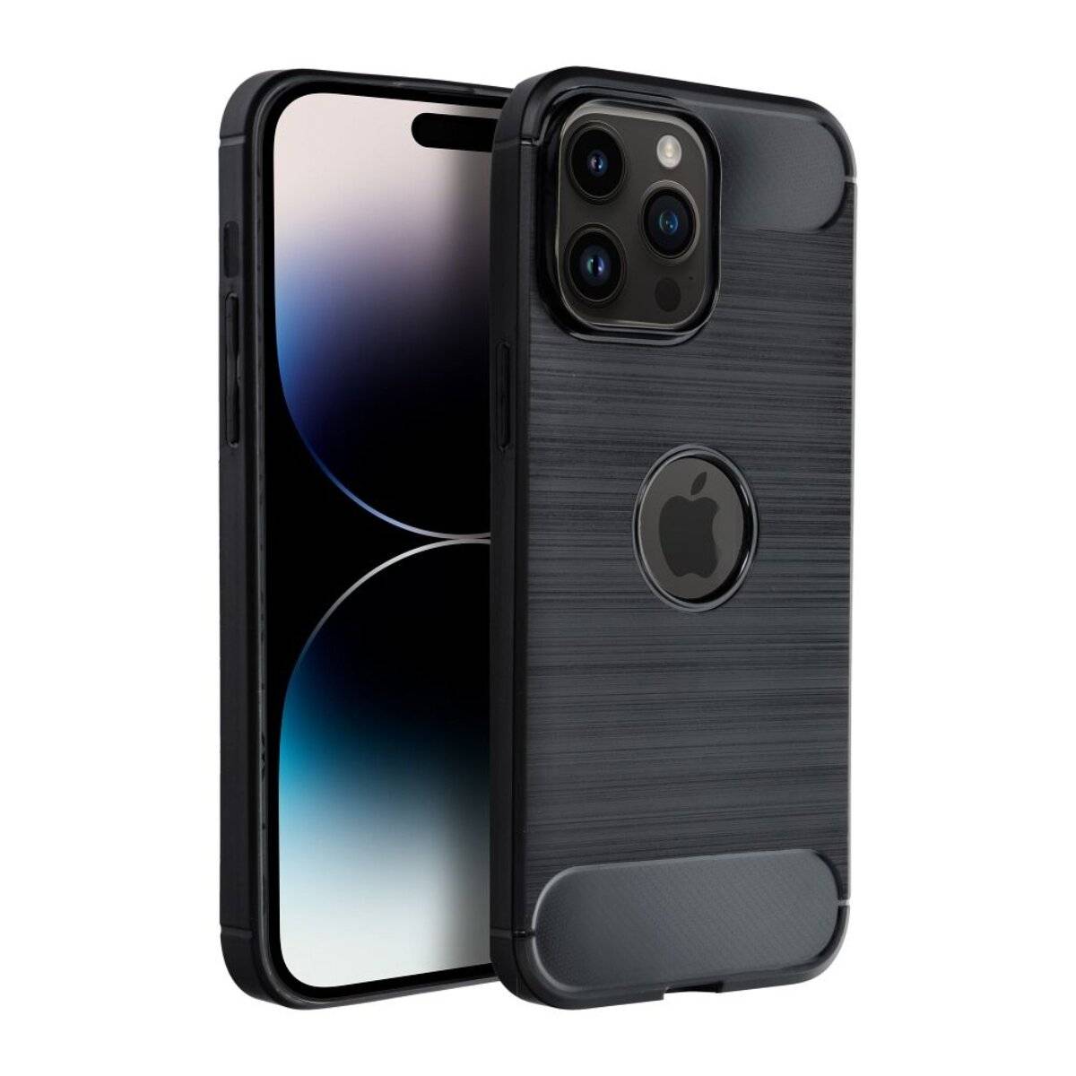Carbon Case Smartphone-Hülle Handyhülle Bumper kompatibel mit iPhone 17