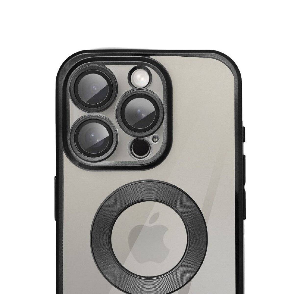 Glam Case – trendige Schutzhülle Handyhülle Bumper kompatibel mit iPhone 17 Schwarz