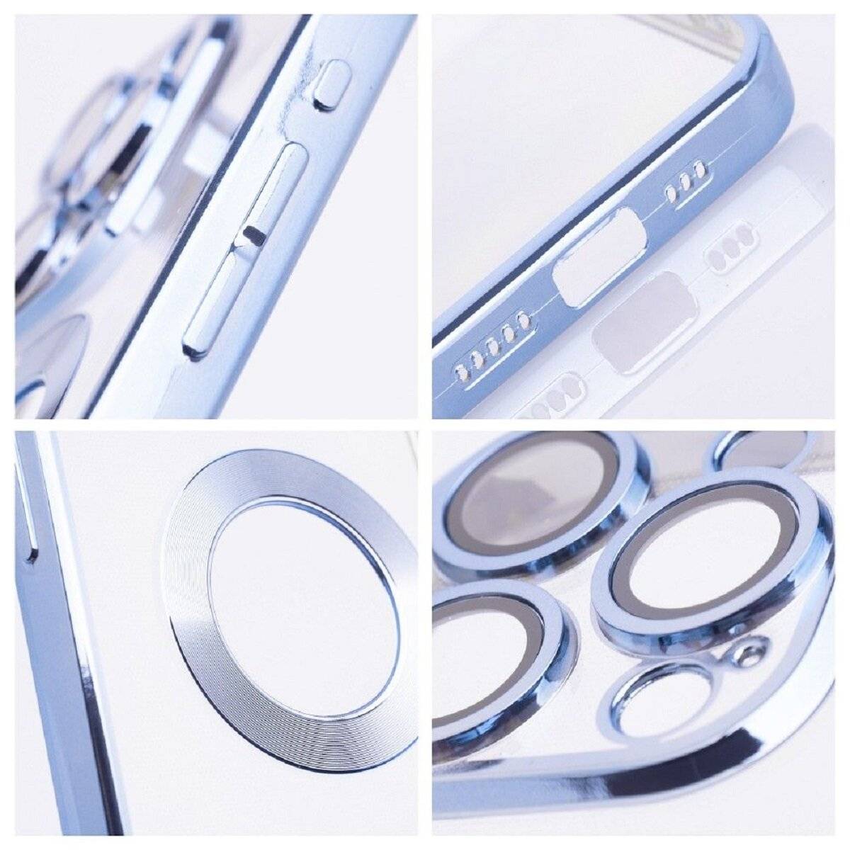 Glam Case – trendige Schutzhülle Handyhülle Bumper kompatibel mit iPhone 17 Blau