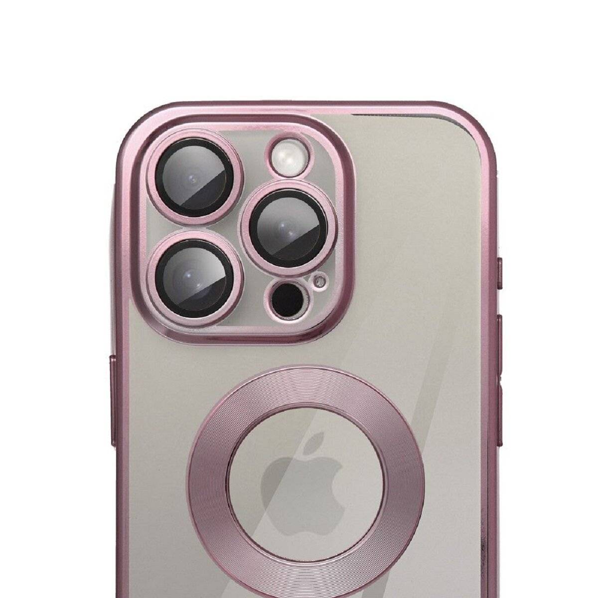 Glam Case – trendige Schutzhülle Handyhülle Bumper kompatibel mit iPhone 17 Pink