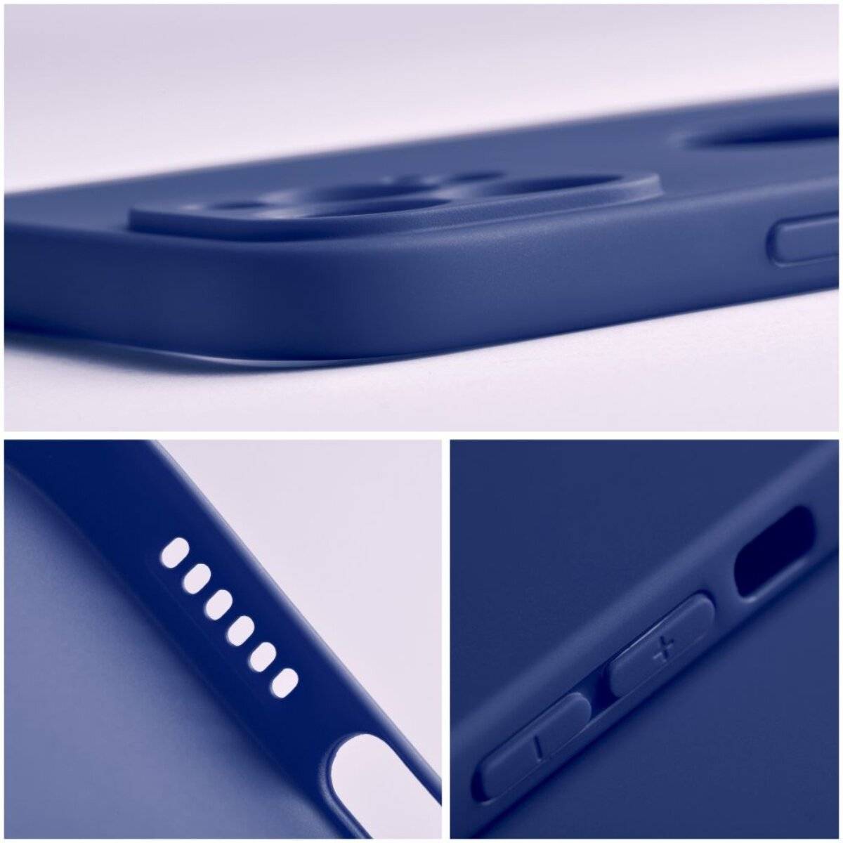 Soft Case – klassische Silikon-Schutzhülle mit mattem Finish kompatibel mit iPhone 17 Dunkelblau
