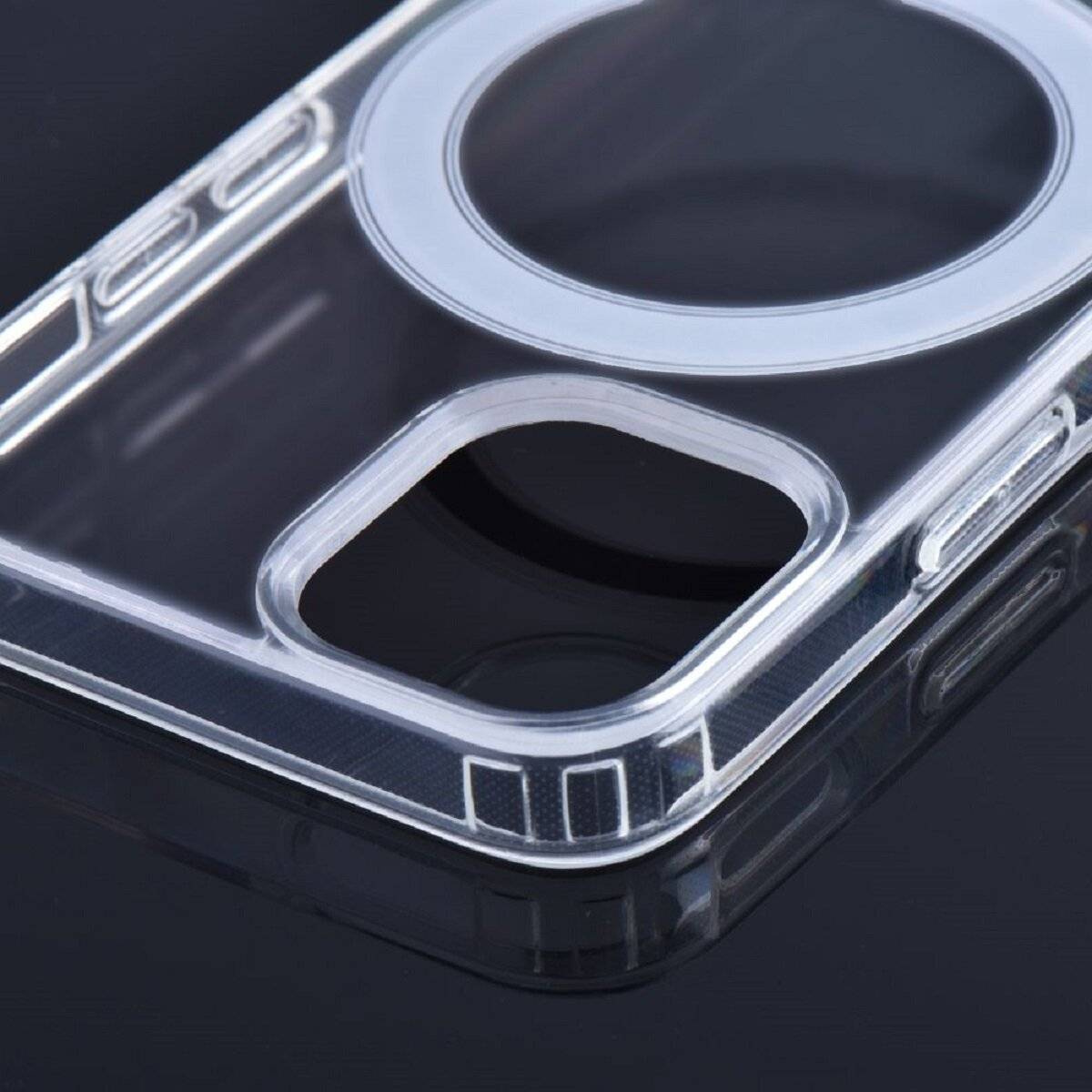 Clear Mag Cover – transparente Schutzhülle mit Magnetfunktion kompatibel mit iPhone 17