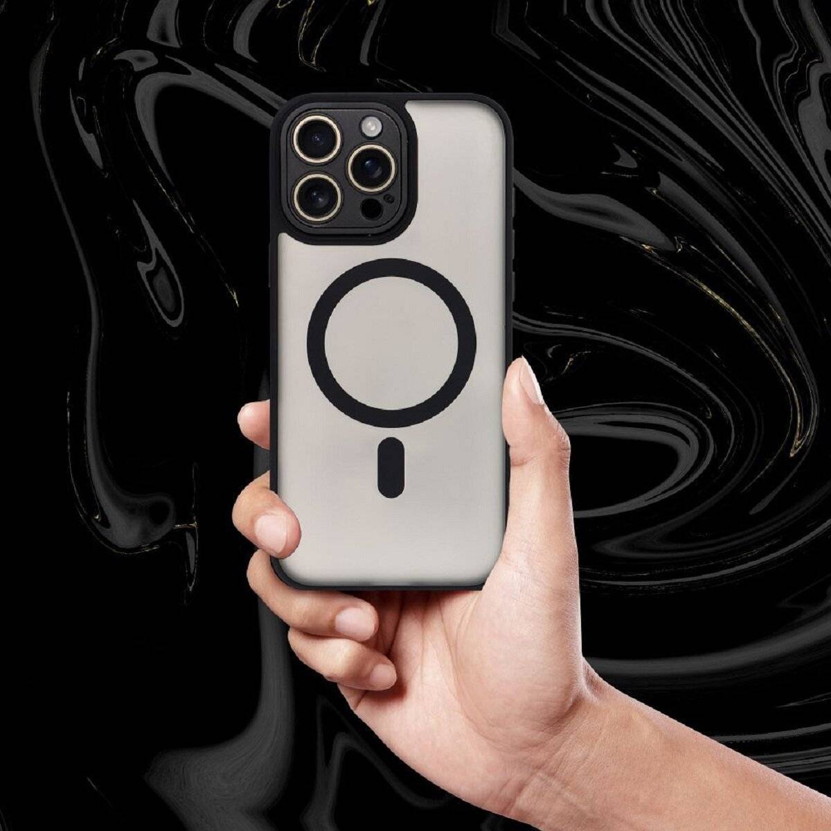 Variete Mag Cover – elegantes Schutzcase mit Magnetfunktion Bumper iPhone 17 Pro Max Schwarz