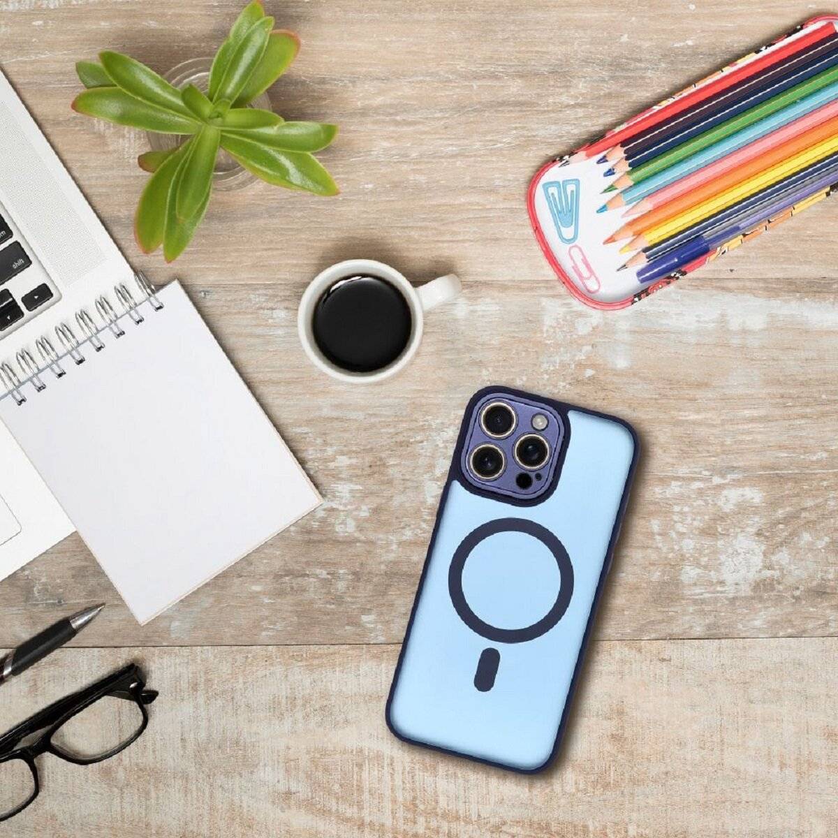 Variete Mag Cover – elegantes Schutzcase mit Magnetfunktion Bumper iPhone 17 Dunkelblau
