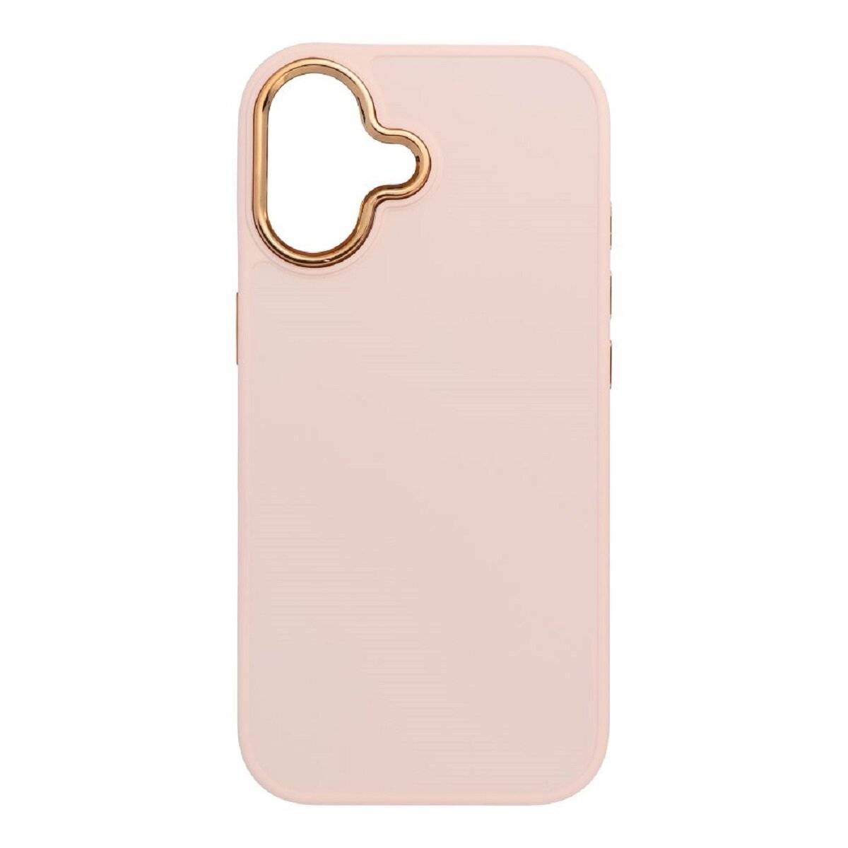 Frame Case – elegante Schutzhülle mit verstärktem Kamerarahmen Bumper kompatibel mit iPhone 17 Rosa