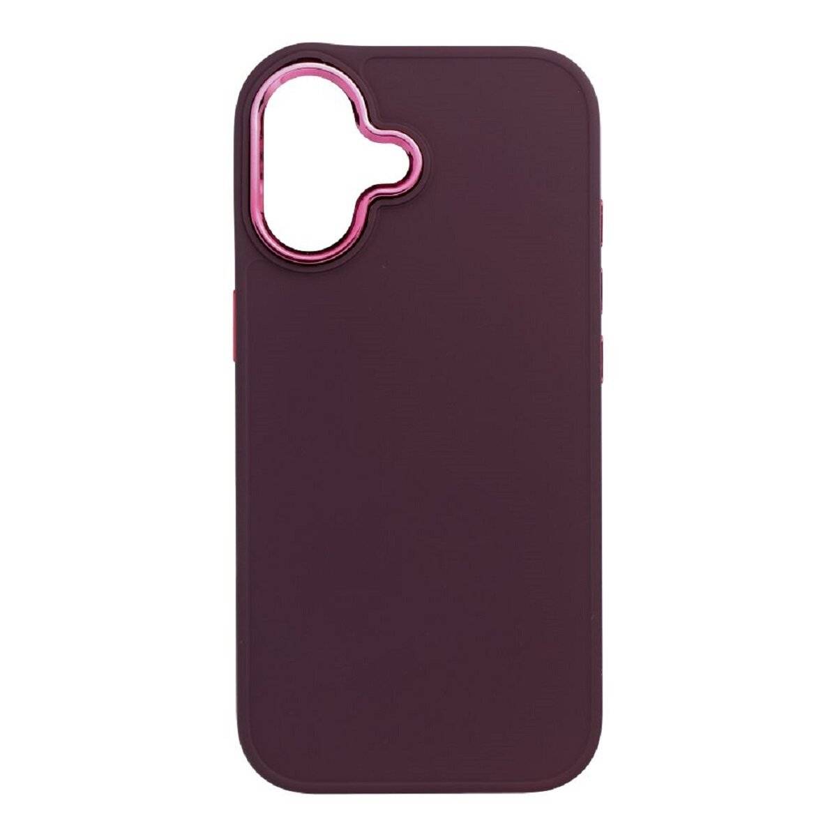 Frame Case – elegante Schutzhülle mit verstärktem Kamerarahmen Bumper kompatibel mit iPhone 17 Lila