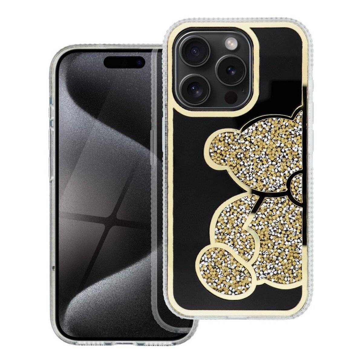 Teddy Bear Handyhülle kompatibel mit iPhone 17 Gold