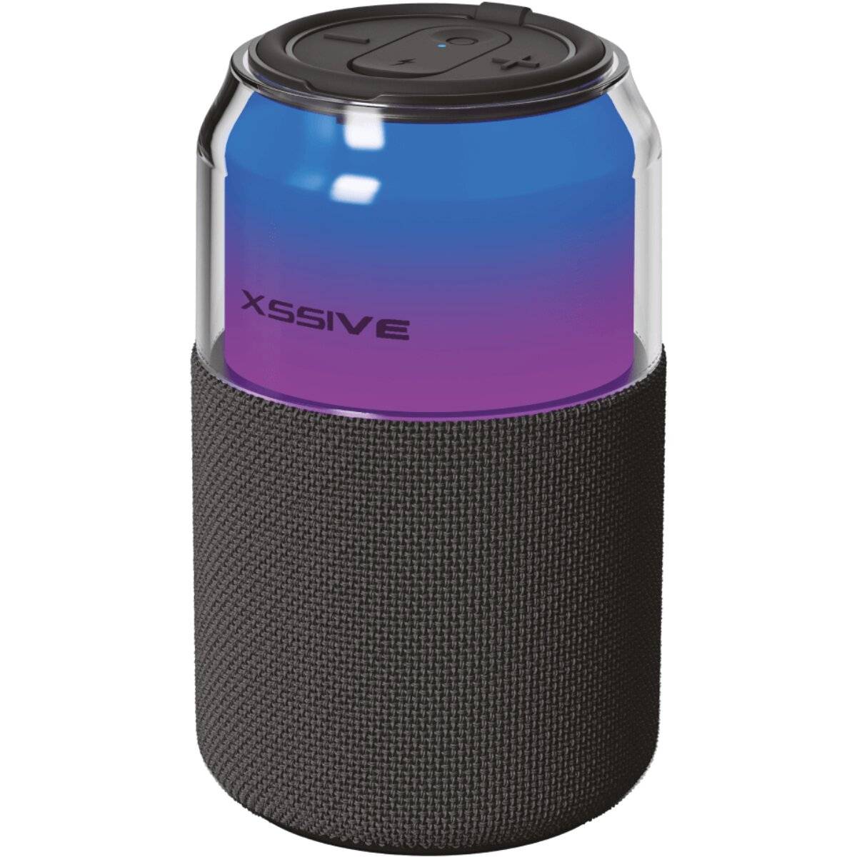 Xssive Tragbarer Wireless Lautsprecher – Mobiler Bluetooth Speaker Schwarz