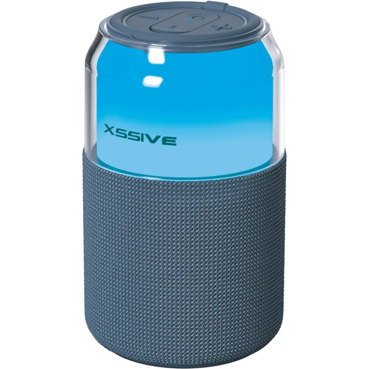 Xssive Tragbarer Wireless Lautsprecher – Mobiler Bluetooth Speaker Blau