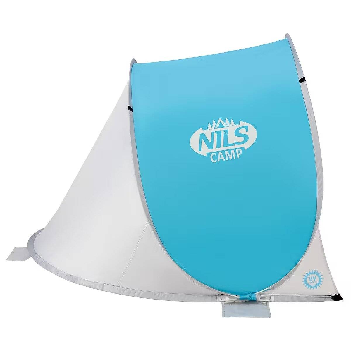 NILS CAMP Strandzelt NC3173 – Pop-Up Zelt mit UV-Schutz und Tragetasche Mintgrün