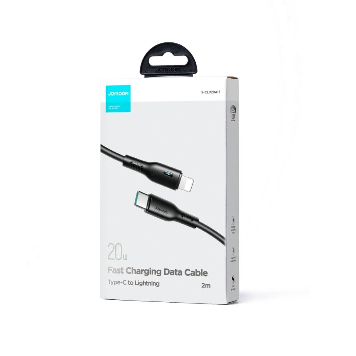 Joyroom Premium Series A13 Lightning / USB-C 20W Kabel 2 m – Schwarz