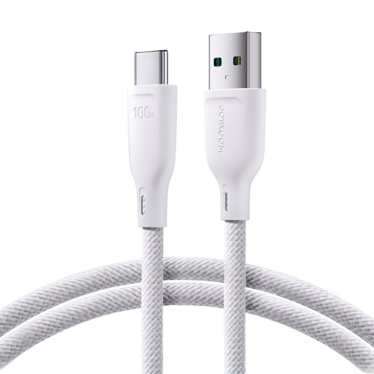 Joyroom Multi-Color Series S-A34 USB-A/USB-C 100W Kabel 1 m – Weiß