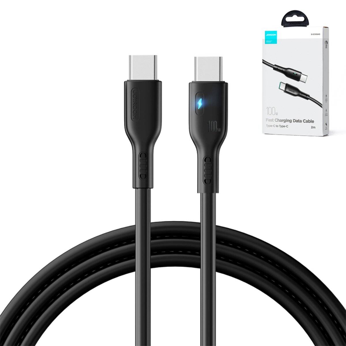 Joyroom Premium Series A13 USB-C/USB-C Kabel 100 W 2 m – Schwarz