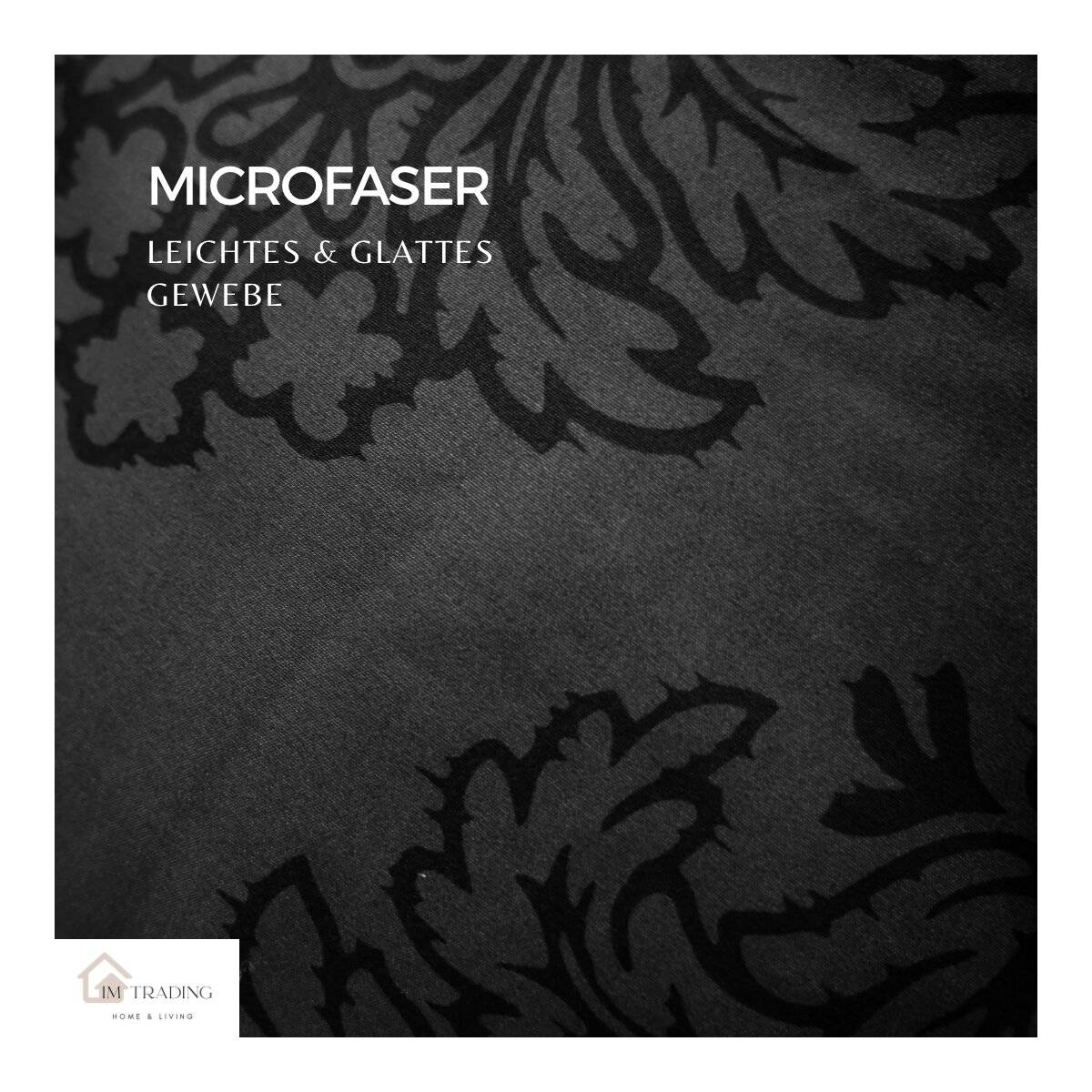 2er Set Partnerbettwäsche „Mr & Mrs“ - Mikrofaser-Bettwäsche mit Reißverschluss 135 x 200 cm